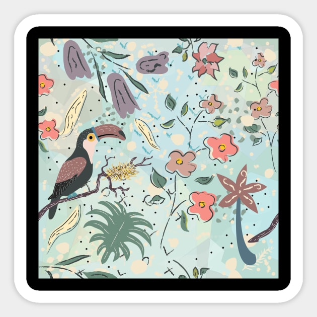 Jungle Pattern Sticker by Creative Meadows